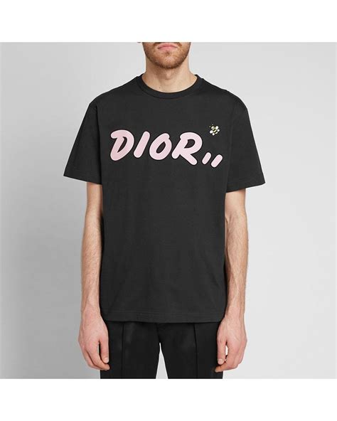 dior bee t shirt womens|Dior black t shirt.